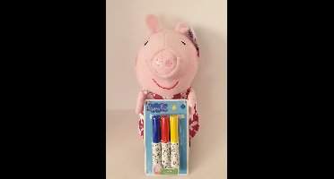 Peppa Pig Doodle - Zelf Kleuren met Viltstiften