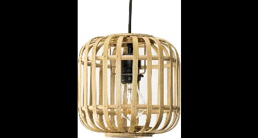 Groenovatie Bamboe Hanglamp - Rotan - Naturel - Handgemaakt - ⌀22 cm