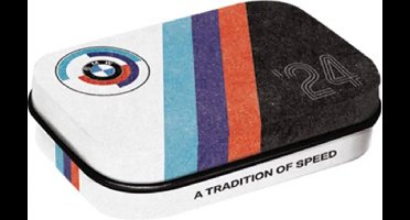 Pepermunt Blik BMW Motorsport Tradition Of Speed