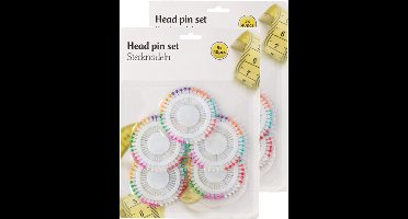 Kopspelden set - 400x stuks - Gekleurd - 26 mm