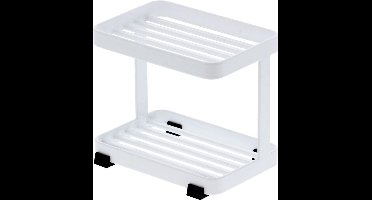 Yamazaki Zeepbakje - Tower - 2 niveaus - Wit