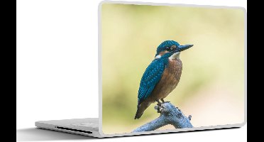 Laptop sticker - 14 inch - IJsvogel - Tak - Vogel - 32x5x23x5cm - Laptopstickers - Laptop skin - Cover