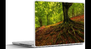 Laptop sticker - 12.3 inch - Boom - Bos - Herfstbladeren - 30x22cm - Laptopstickers - Laptop skin - Cover