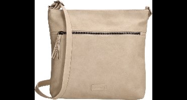 Beagles Ferro Crossbody Schoudertas - Dames Tas - Lichttaupe