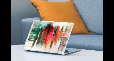 Laptop sticker - 10.1 inch - Olieverf - Schilderij - Abstract - 25x18cm - Laptopstickers - Laptop skin - Cover