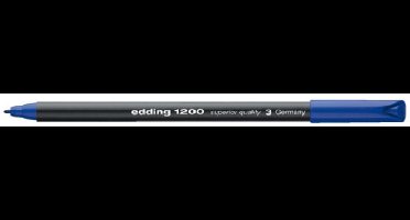 Fineliner edding 1200 003 fijn blauw | 10 stuks