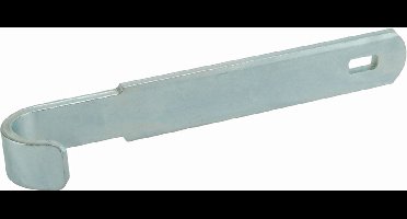 GB Boerenklinkstel - 1/13x6 gatenpatroon - 180 x 25x25 mm - BK Klink - Verzinkt staal EV