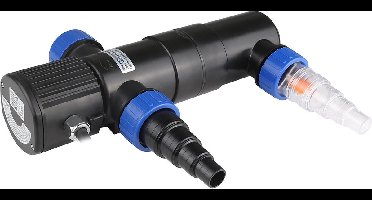 Gardebruk Vijverfilter - 11 Watt 5m Kabel 3 Aansluitingen - Zwart