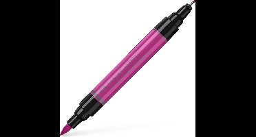 Faber-Castell tekenstift - Pitt Artist Pen - duo marker - 125 purper middel - FC-162125