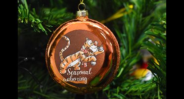 Tigger glazen disc ornament