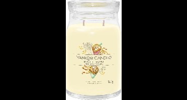 Yankee Candle - Banoffee Waffle Large Jar Geurkaars - 90 branduren - twee lonten