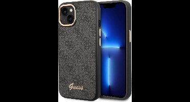 Guess 4G Backcover iPhone 14 hoesje - Zwart