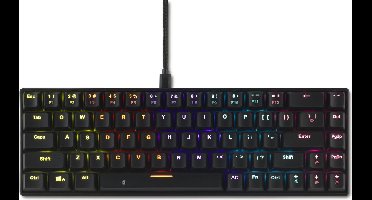 Pegasus bedraad & draadloos 68 toetsen Mechanisch Gaming toetsenbord (Zwart)