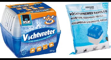 Bison Vochtopnemer / vochtvanger - 450 ml - met navulling - 400 gram