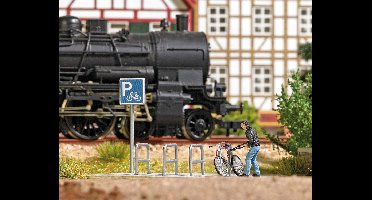 Busch - A-set: Fahrradklau H0 (2/21) * - BU7950 - modelbouwsets, hobbybouwspeelgoed voor kinderen, modelverf en accessoires