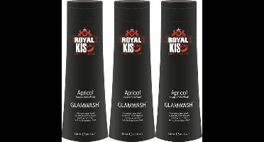 KIS ROYAL - GlamWash Apricot - 3 x 250ml