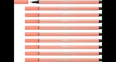 STABILO Pen 68 - premium Viltstift - Apricot - Doos 10 stuks