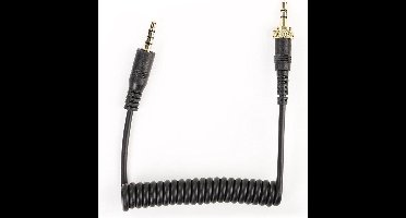 Saramonic SR-PMC1 kabel van Jack 3.5mm TRRS naar Jack 3.5mm TRS voor bv telefoon aan te sluiten.