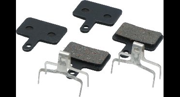 Dresco Schijfrem Remblok Set - Organische schijfremblokken - Model B01S Deore - Twee sets inclusief veren - Voor Shimano schijfremmen - Zachter dan de standaard metalen remblokken