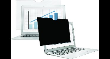 Fellowes privacy screenprotector voor MacBook Air 13.3 inch,  16:10, zwart