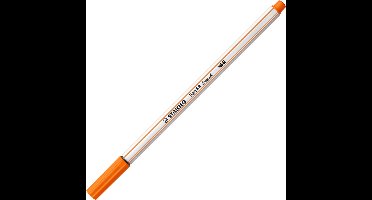 Brushstift STABILO Pen 568/30 bleek vermiljoen - 10 stuks