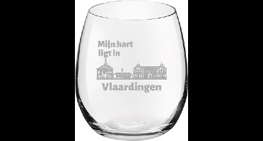 Gegraveerde Drinkglas 39cl Vlaardingen