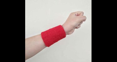 New Age Devi - Pols zweetbandjes - 2 stuks - Rood