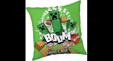 Minecraft TNT BOOM sierkussen 40X40 cm