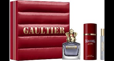 Jean Paul Gaultier Scandal Pour Homme Eau De Toilette Spray 100ml +Deo 150 ml + EDT 10 ml Set
