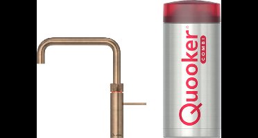 Quooker Fusion Square Messing Patina Combi+ Boiler