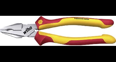 Wiha Combinatietang Professional electric met DynamicJoint® en OptiGrip met extra lang snijvlak - 26714