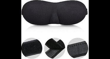 Slaapmasker - Premium Zijden - Oogmasker - Blinddoek - Zwart