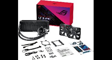 ASUS ROG STRIX LC II 240 Processor Alles-in-één vloeistofkoeler 12 cm Zwart