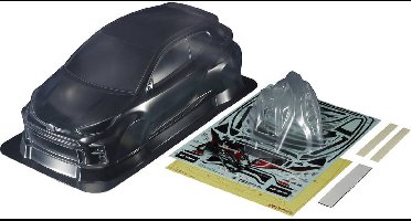 Tamiya 51656 1:10 Body Toyota GR Yaris Street Ongeverfd
