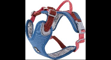 Hurtta Weekend Warrior Harness Warmer - Hondenharnas - Eco Bilberry Mix - Borstomvang: 100-120 cm