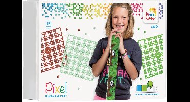 Pixel hobby groeimeter - Panda's