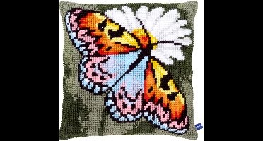 Kruissteekkussen kit Vlinder - Vervaco - PN-0155050