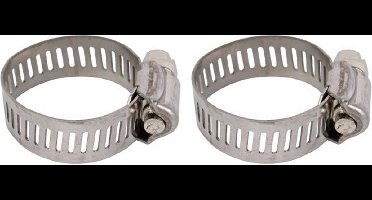 Talen Tools - Slangklemmen - Verzinkt - 12-22 mm - 2 stuks