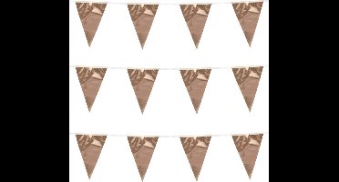 3x Stuks Boland PE vlaggenlijn - 10m - Rose goud - Universeel Thema