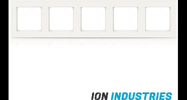 ION industries afdekraam 5-voudig - V1 alpin wit glanzend (80.300.514)
