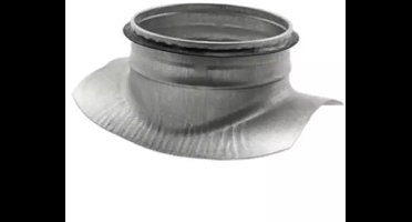 Zadelstuk Ø 250mm - 250mm (90°) - Gegalvaniseerd