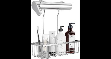 ApexArte® Telescopisch Doucherek - Doucherek Zonder te Boren - Roestvrij Staal