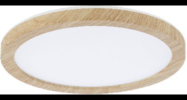 LED-paneel Atria Shine Backlight IP44 rond 190mm 11,2W 850lm 4000K Houtlook