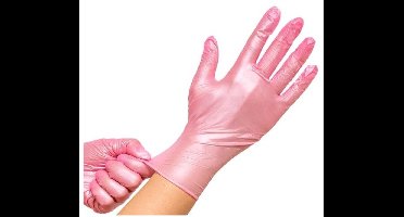 Comforties Soft nitril Glamour Roze Handschoen 100 stuks Maat: S Comforties - Roze - Nitril handschoen voor tatoeage / tattoo / piercing PMU enzv
