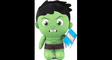 Hulk – Marvel Avengers Pluche Knuffel met Geluid 30 cm - Speelgoed Knuffels voor Kinderen Jongens Meisjes - Superheld Pop Plush Toy - Spiderman, Hulk, Iron Man, Captain America
