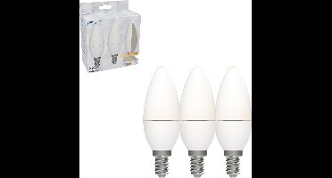 LED's Light LED lampen met kleine E14 fitting - Warm wit licht - 4,9W - 470lm - 2700K - 3PACK - Lichtbron - Lichtbronnen