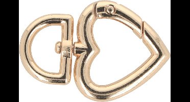 2 gouden metalen karabijnhaken - Artemio