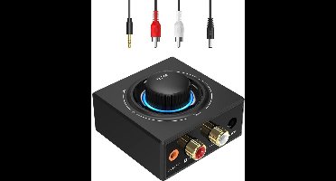 ApexArte® Bluetooth Transmitter - Bluetooth Receiver - Adapter - Zwart