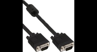 Kabel InLine S VGA 15HD M-M 2 meter zwart