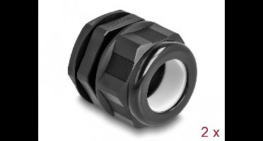 Ex kabelwartel m32 zwarte 2 stuks